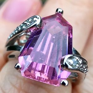 Premier Designs Pink Sapphire Ring